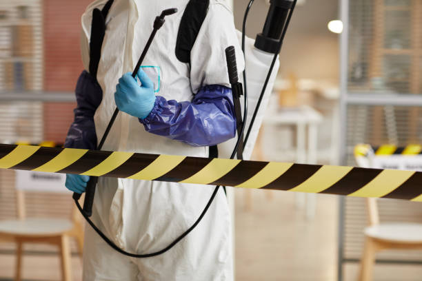 Professional Biohazard technician working in Riviera, TX